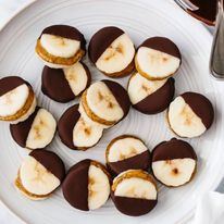 chocolate-banana-bites